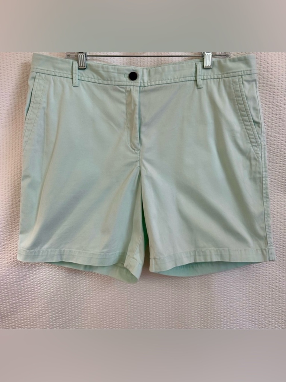 Talbots Mint Green Chino Bermuda Shorts